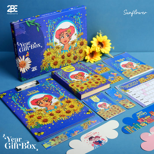 Sun Flowers 2BE Gift Box - Borg El Arab Press
